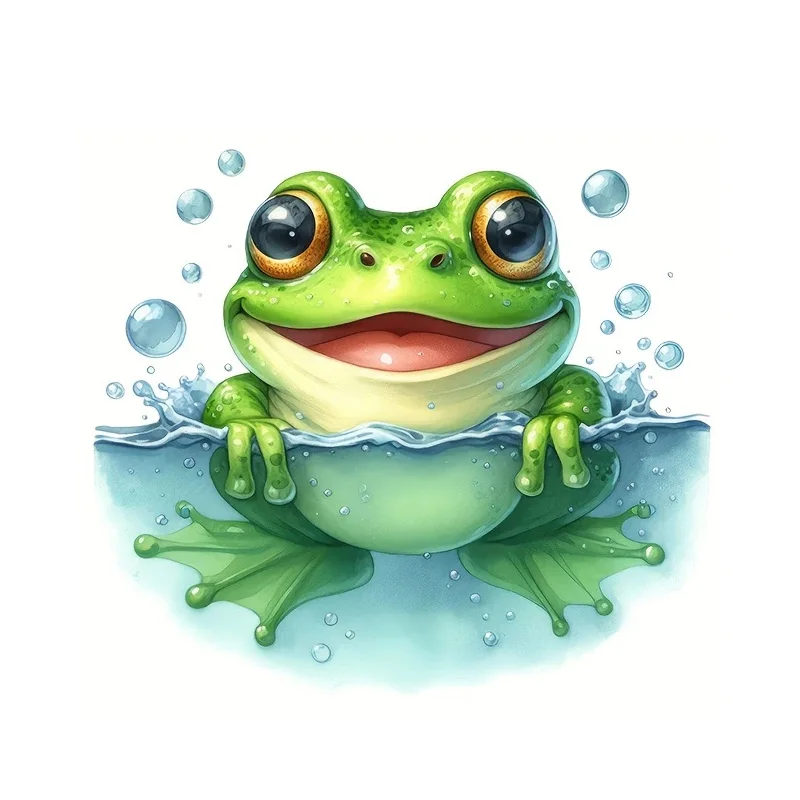 Наклейка на унитаз «Грайливая зеленая лягушка»
Наклейка на унитаз «Грайливая зеленая лягушка»