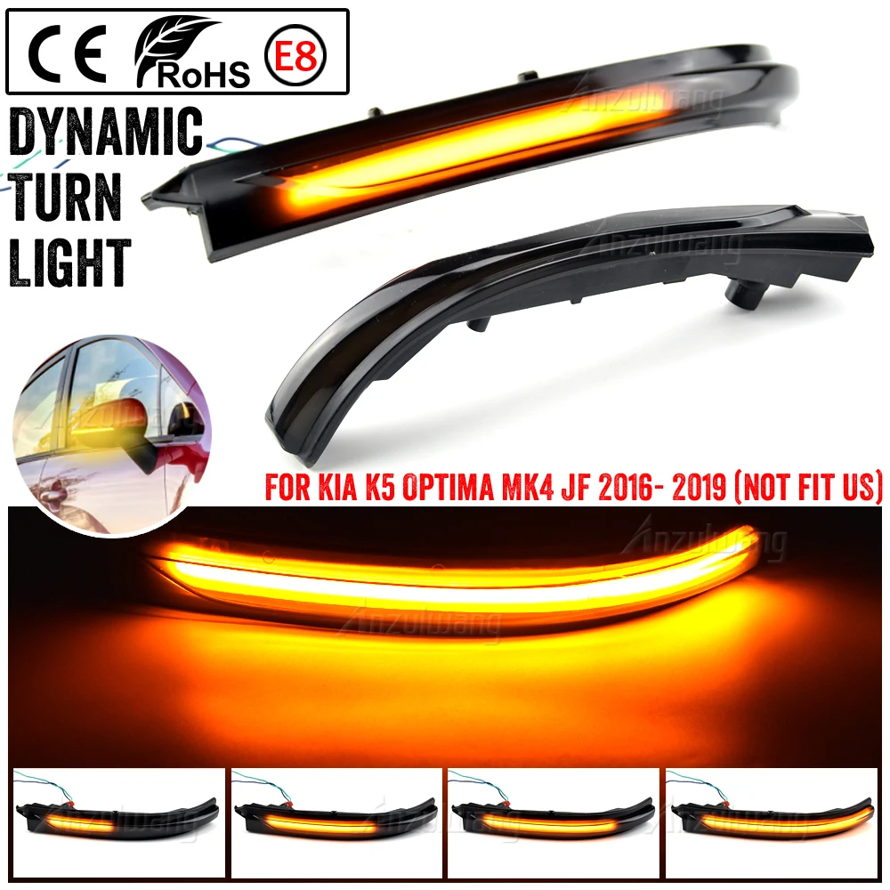 2Pieces LED Dynamic Turn Signal Light For Kia K5 Optima MK4 JF 2016 2017 2018 2019 2020 Rearview Mirror Blinker Indicator
2Pieces LED Dynamic Turn Signal Light For Kia K5 Optima MK4 JF 2016 2017 2018 2019 2020 Rearview Mirror Blinker Indicator