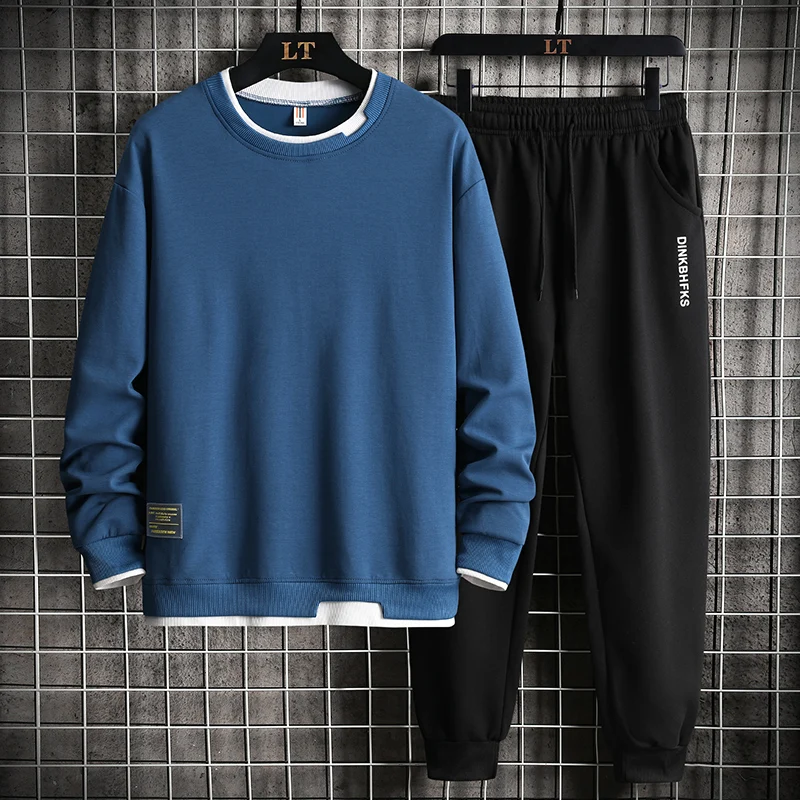 2021 Mens Fashion Tracksuit Autumn Casual Hoody Sets Male Fleece Hoodies+Pants Two Piece Sets Men Hip Hop Streetwear Sports Suit
2021 Mens Fashion Tracksuit Autumn Casual Hoody Sets Male Fleece Hoodies+Pants Two Piece Sets Men Hip Hop Streetwear Sports Suit