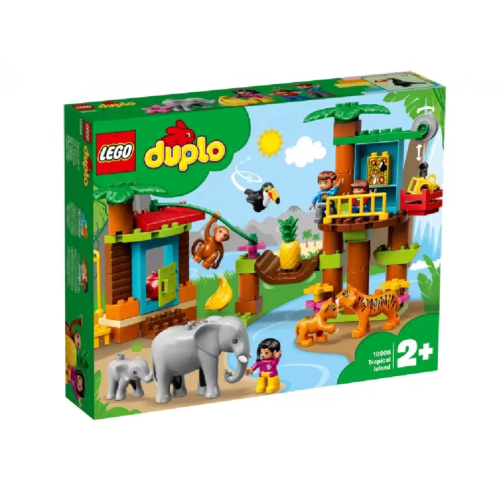 Конструктор LEGO DUPLO (ДУПЛО) 10906 Тропический остров 2+ | Игрушки и хобби