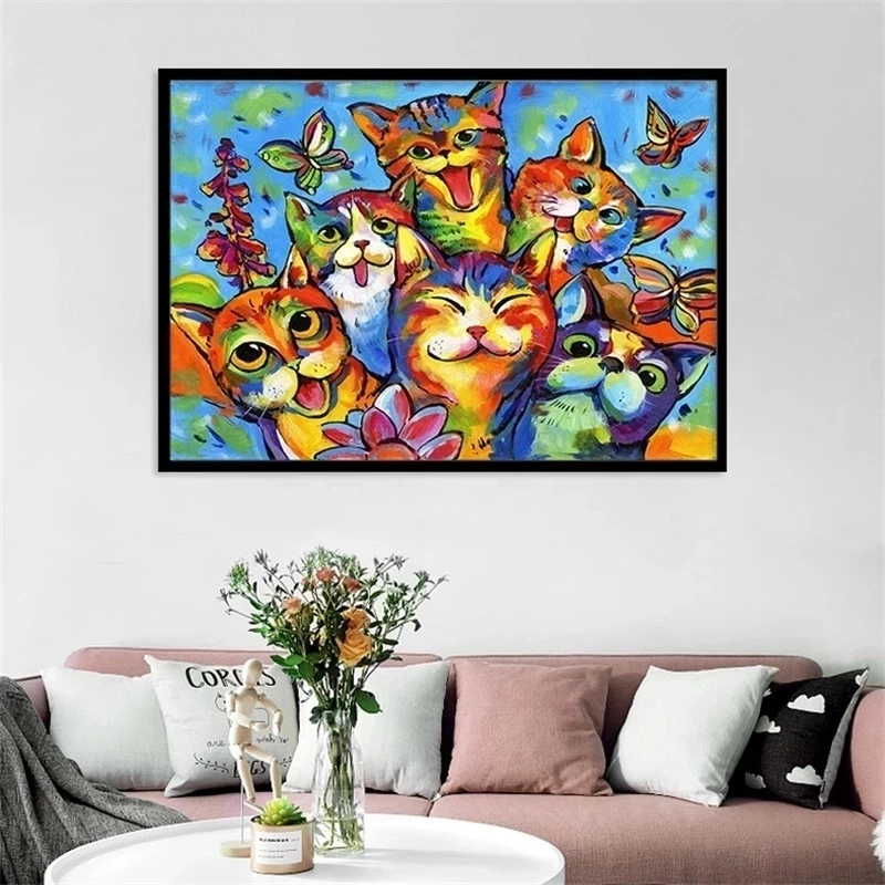 5D DIY Diamond Painting Graffitti Colorful Art Wall Butterfly Cats Full Square Drills Cross Stitch Mosaic For Modern Home Decor
5D DIY Diamond Painting Graffitti Colorful Art Wall Butterfly Cats Full Square Drills Cross Stitch Mosaic For Modern Home Decor