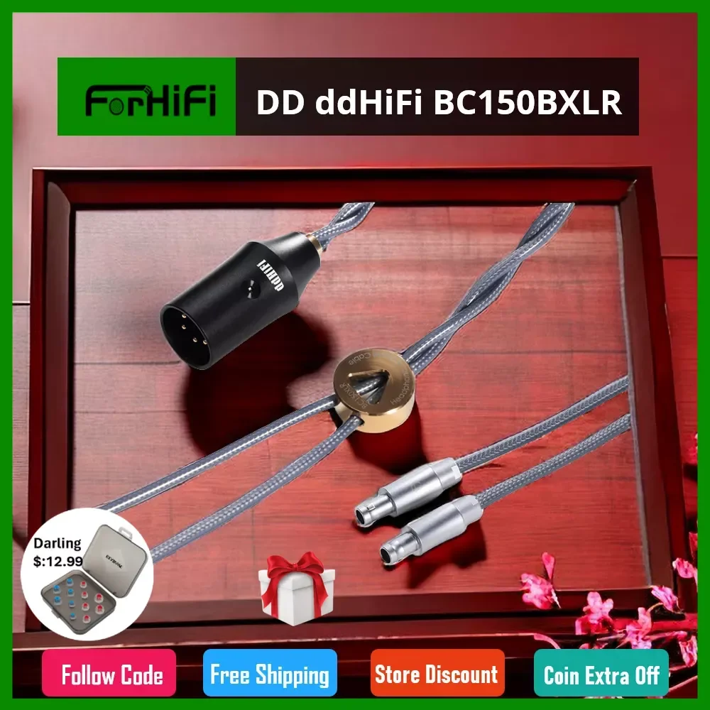 DD ddHiFi BC150BXLR Balanced Silver Headphone Upgrade Cable with Shielding Layer for Audio-Technica HiFiman Sennheiser Focal,etc
DD ddHiFi BC150BXLR Balanced Silver Headphone Upgrade Cable with Shielding Layer for Audio-Technica HiFiman Sennheiser Focal,etc