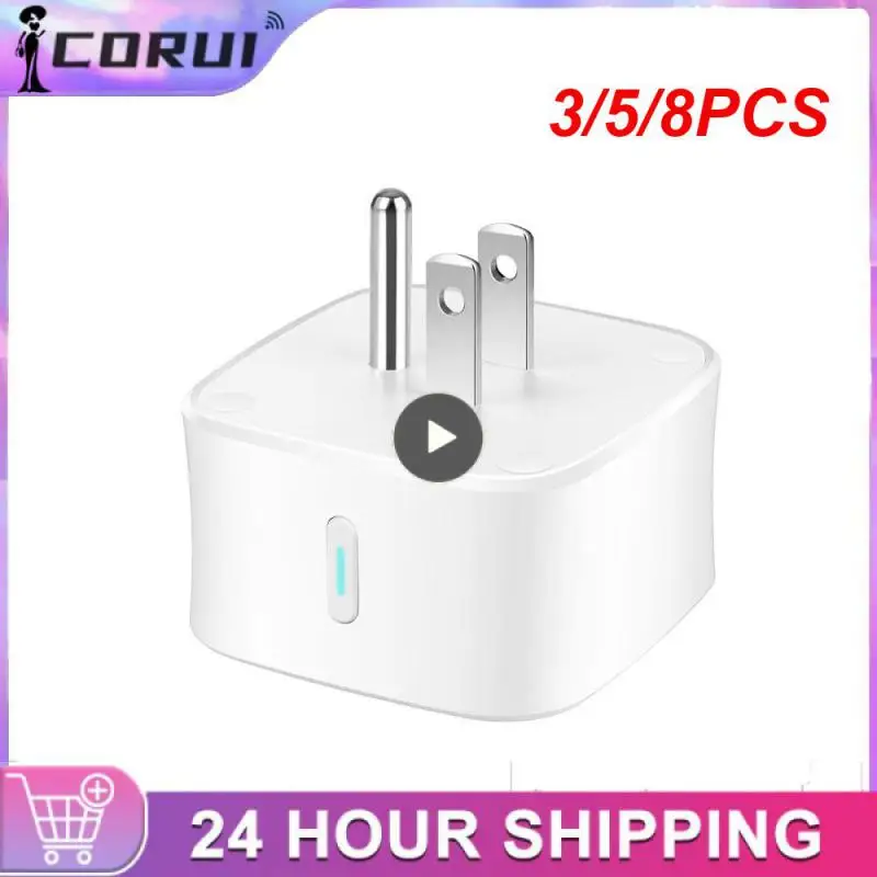 3/5/8PCS Household Tuya Smart Socket Voice Control Wifi Us Standard Socket Electricity Meter 100-240v Wifi Smart Socket
3/5/8PCS Household Tuya Smart Socket Voice Control Wifi Us Standard Socket Electricity Meter 100-240v Wifi Smart Socket