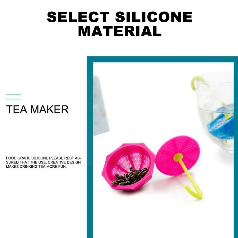New Umbrella Tea Maker Tea Infuser Umbrella Shape Silicone Herbal Spice Filter Strainer Holder For Home Kitchen Ga A4h3
New Umbrella Tea Maker Tea Infuser Umbrella Shape Silicone Herbal Spice Filter Strainer Holder For Home Kitchen Ga A4h3