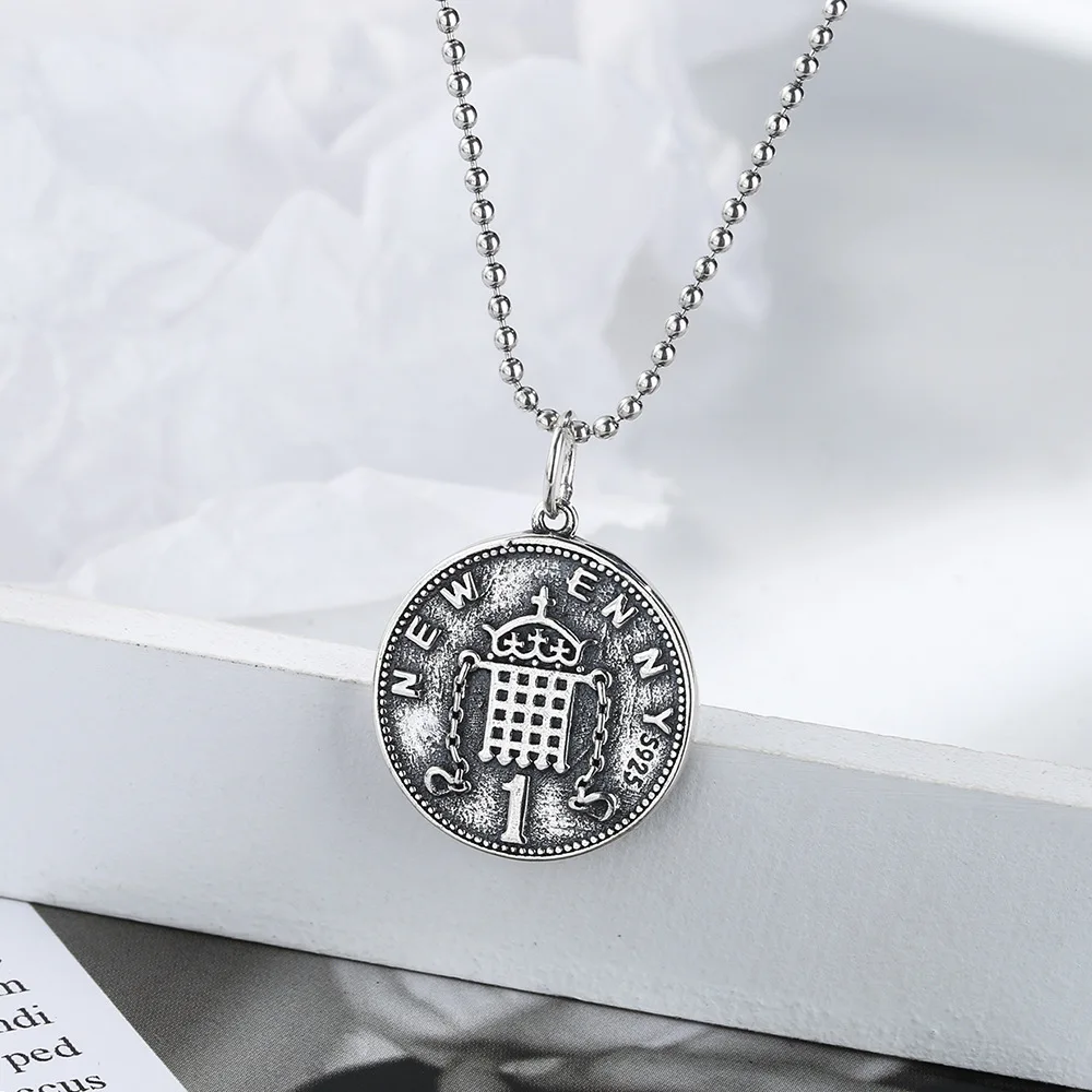 S925 Sterling Silver Coin Crown Original Design Necklace for Women Fashion Aesthetic Vintage Pendant Choker Personalized Gift
S925 Sterling Silver Coin Crown Original Design Necklace for Women Fashion Aesthetic Vintage Pendant Choker Personalized Gift