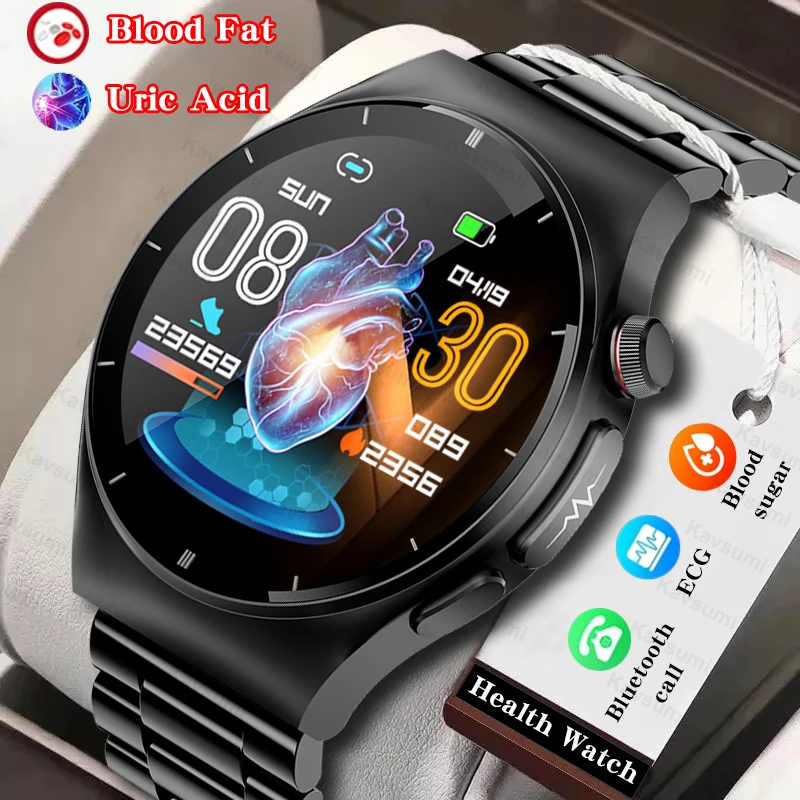 New Bluetooth Call Blood Glucose Smart Watch Men Uric Acid Blood Lipid Blood Pressure ECG+PPG Health Smartwatch For Xiaomi Apple
New Bluetooth Call Blood Glucose Smart Watch Men Uric Acid Blood Lipid Blood Pressure ECG+PPG Health Smartwatch For Xiaomi Apple