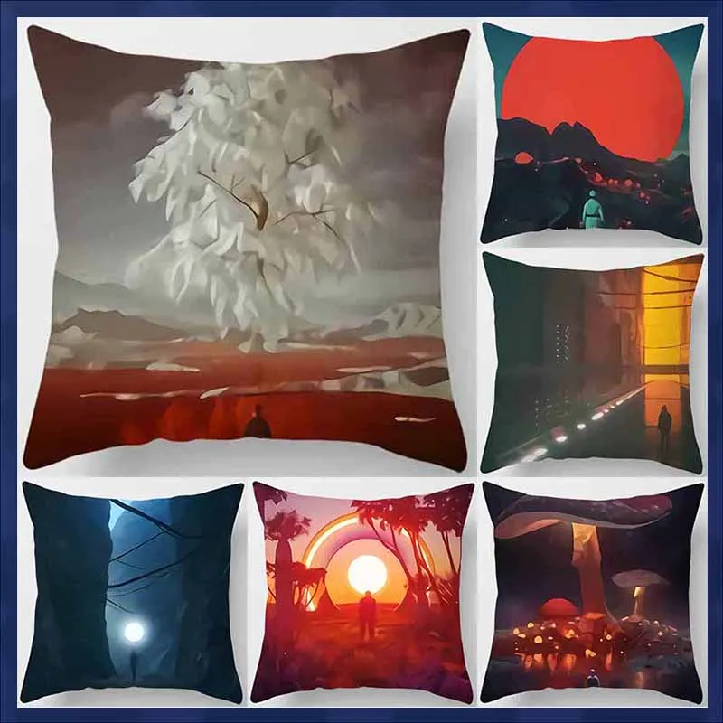 2022 New Fashion Landscape Art Decorative Pillows Cases for Car Sofa Creative Bed Natural Scenery Bird Cushion Cover Many Colors
2022 New Fashion Landscape Art Decorative Pillows Cases for Car Sofa Creative Bed Natural Scenery Bird Cushion Cover Many Colors