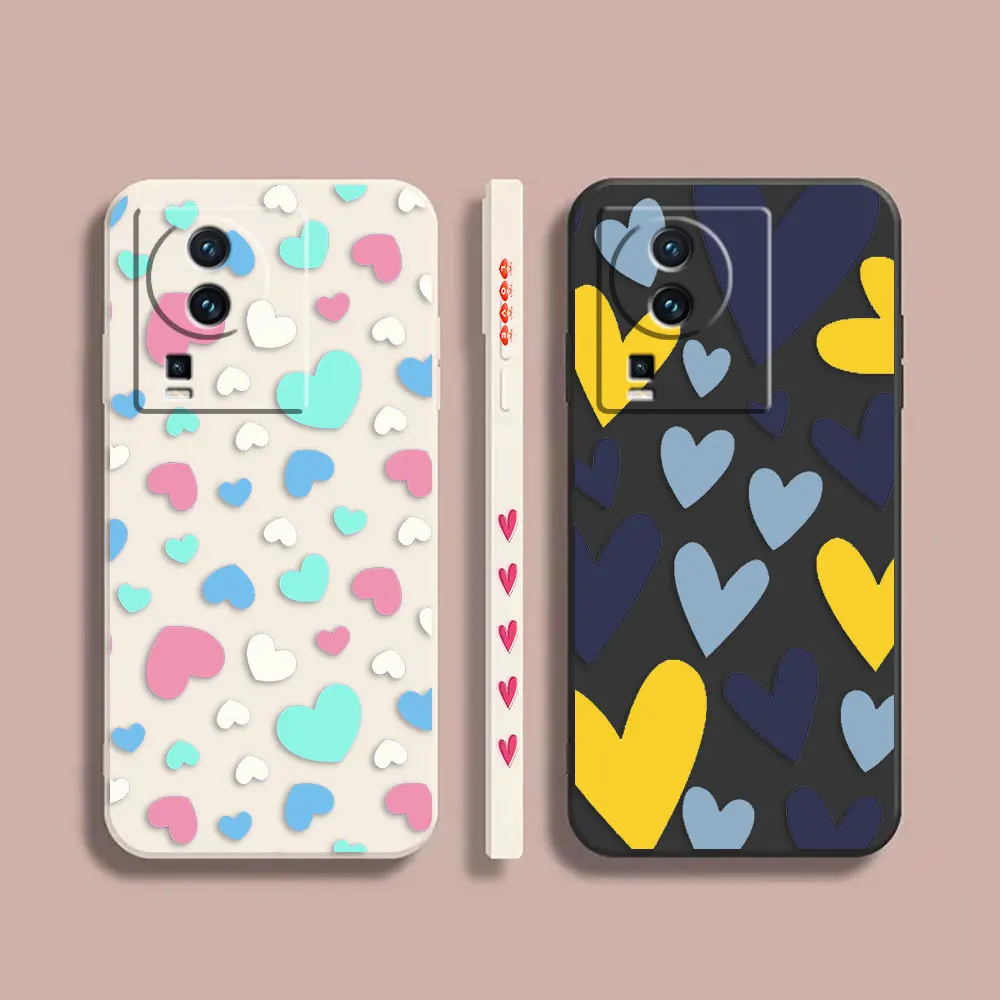 Case For VIVO IQOO 5 7 8 9 10 11 Pro 5G Z3 Z5 Z6 Z7 NEO3 5 5S 6 7 Colour Simple Liquid Silicone Case Colorful Loving Heart
Case For VIVO IQOO 5 7 8 9 10 11 Pro 5G Z3 Z5 Z6 Z7 NEO3 5 5S 6 7 Colour Simple Liquid Silicone Case Colorful Loving Heart
