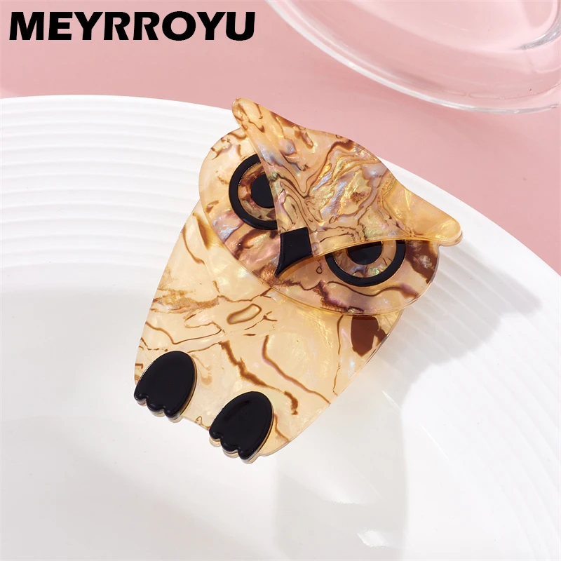 MEYRROYU Owl Brooch for Woman Acrylic Material Animal Cartoon Creative Simple Trendy Design Funny Birthday Gifts Accessories
MEYRROYU Owl Brooch for Woman Acrylic Material Animal Cartoon Creative Simple Trendy Design Funny Birthday Gifts Accessories