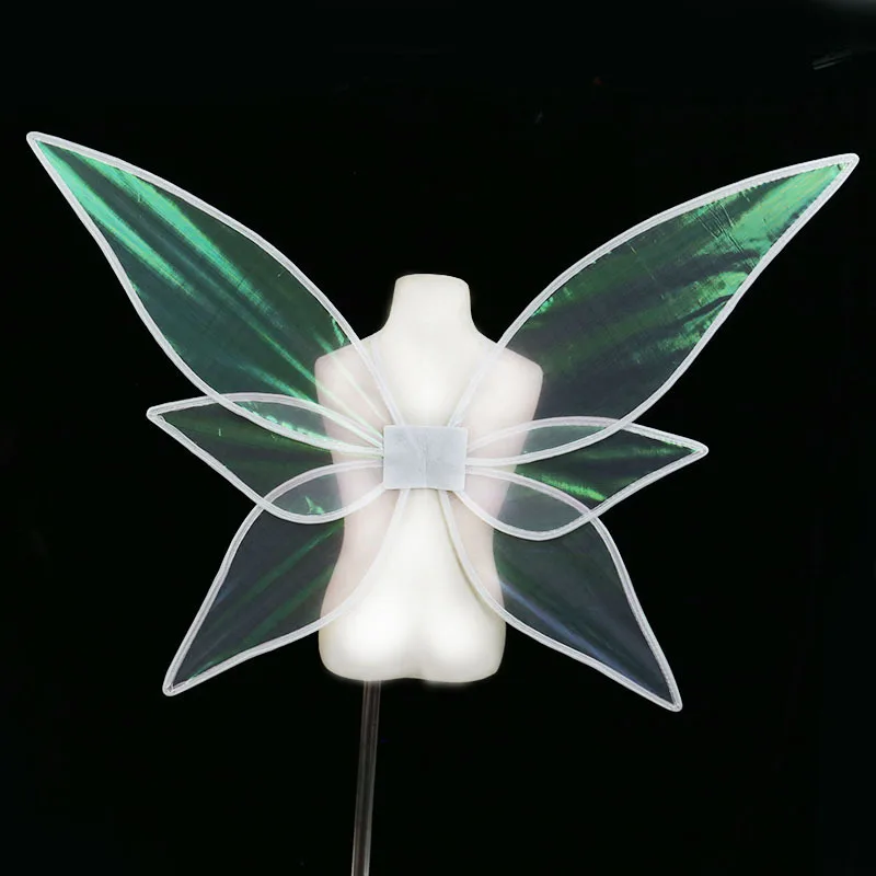 3Pcs Holiday Party Makeup Costumes Angel Wings Christmas Stage Cos Performance Props Colorful Cosplay Transparent Elf Wings
3Pcs Holiday Party Makeup Costumes Angel Wings Christmas Stage Cos Performance Props Colorful Cosplay Transparent Elf Wings