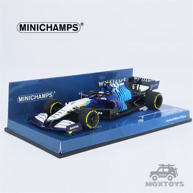 MINICHAMPS 1:43 2021 F1 WILLIAMS RACING MERCEDES FW43B #6 LATIFI BAHRAIN Model Car
MINICHAMPS 1:43 2021 F1 WILLIAMS RACING MERCEDES FW43B #6 LATIFI BAHRAIN Model Car
