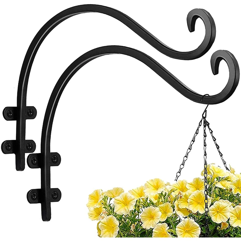 Plant Hangers Outdoor Hanging Plant Bracket, Plant Hooks For Flowers Baskets Planter Bird Feeder Lanterns 16 Inches
Plant Hangers Outdoor Hanging Plant Bracket, Plant Hooks For Flowers Baskets Planter Bird Feeder Lanterns 16 Inches