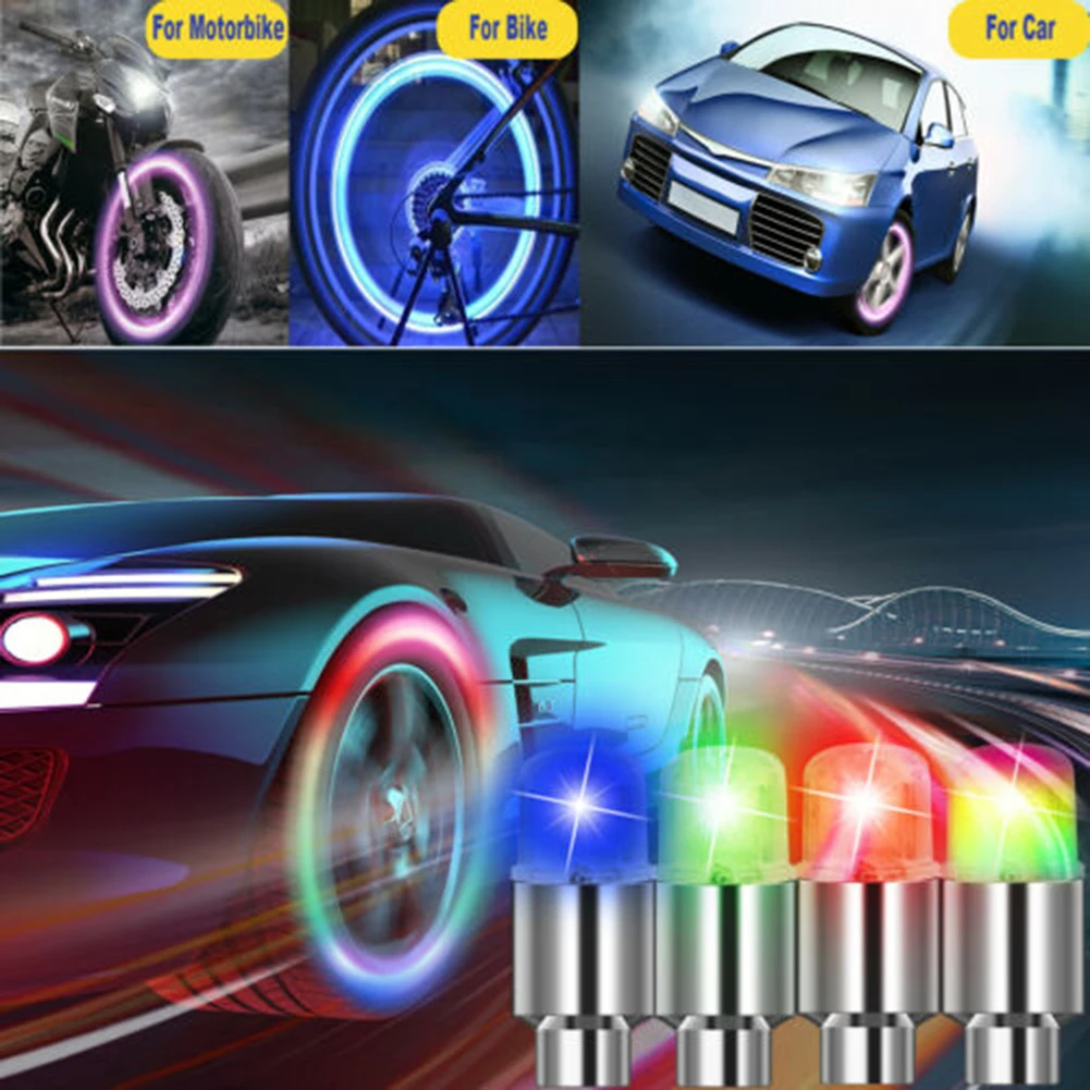 8PCS LED Wheel Tire Air Valve Stem Cap Neon Light Suitable For Car Motorcycle Bike Color Led Flash Tire Wheel Valve Cap Light
8PCS LED Wheel Tire Air Valve Stem Cap Neon Light Suitable For Car Motorcycle Bike Color Led Flash Tire Wheel Valve Cap Light