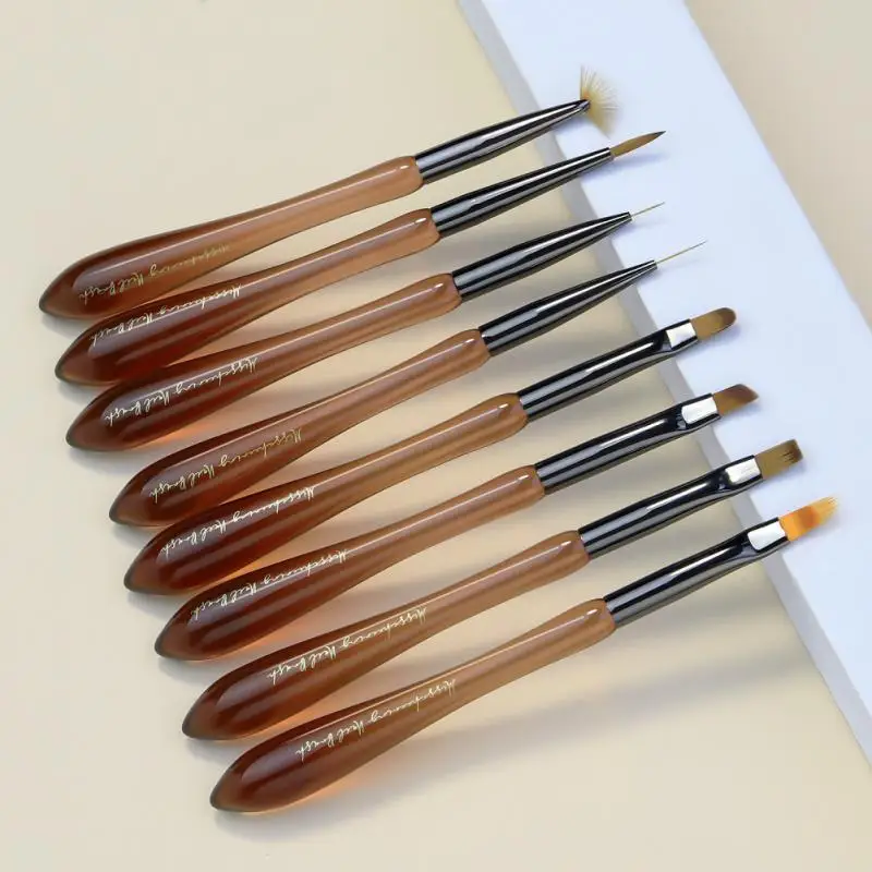 Tips Line Stripes Drawing Pen Uv Gel Brushes Acrylic Uv Gel Extension Coffee Color Nail Art Brushes Diy Nails Manicure Tool
Tips Line Stripes Drawing Pen Uv Gel Brushes Acrylic Uv Gel Extension Coffee Color Nail Art Brushes Diy Nails Manicure Tool