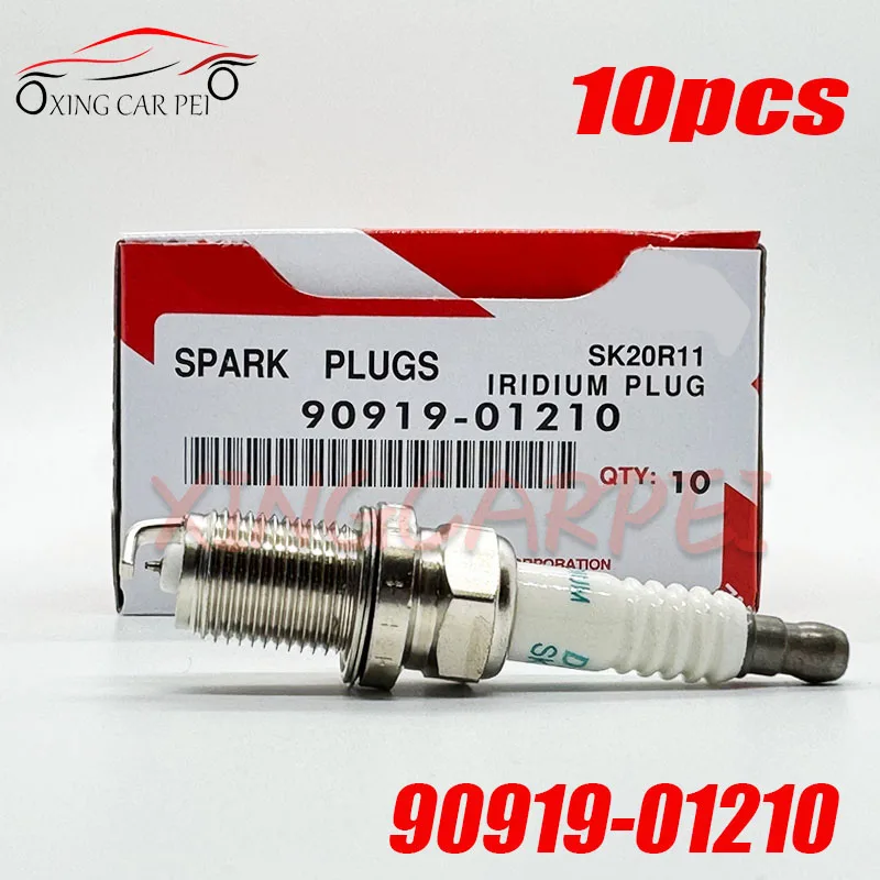 10 шт. SK20R11 90919-01210 Иридиевые свечи зажигания для TOYOTA WISH CAMRY PREVIA COROLLA LAND CRUISER CROWN для LEXUS LS430 автозапчасти
10 шт. SK20R11 90919-01210 Иридиевые свечи зажигания для TOYOTA WISH CAMRY PREVIA COROLLA LAND CRUISER CROWN для LEXUS LS430 автозапчасти