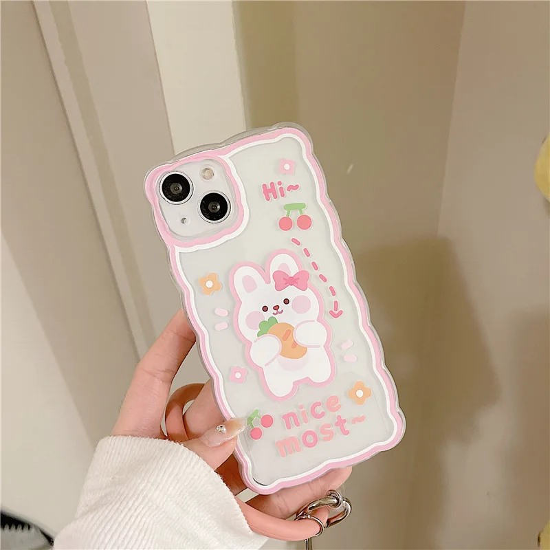 Carrot cherry kawaii bow tie bunny transparent Phone Case For iPhone 14 13 11 12 Pro Max Xs Max XR 7 8 14 Plus case Cute Cover
Carrot cherry kawaii bow tie bunny transparent Phone Case For iPhone 14 13 11 12 Pro Max Xs Max XR 7 8 14 Plus case Cute Cover