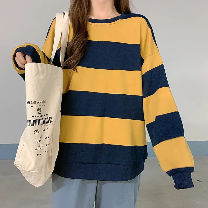 harajuku stripe thicken Sweatshirt winter fleece hoodies women Long Sleeve oversized hoodie Streetwear goth y2k female clothing
harajuku stripe thicken Sweatshirt winter fleece hoodies women Long Sleeve oversized hoodie Streetwear goth y2k female clothing