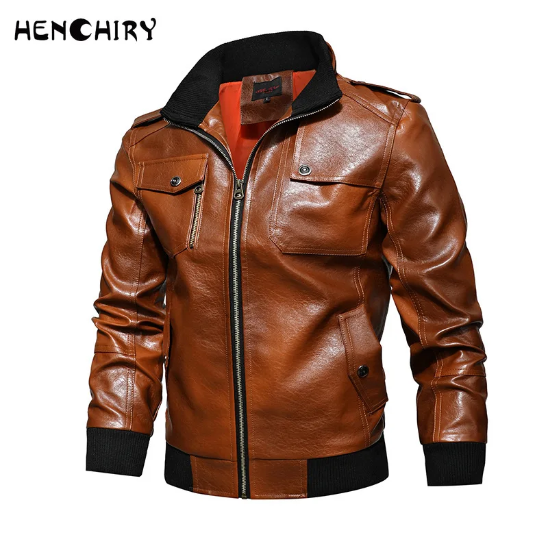 HENCHIRY Autumn and Winter Faux Leather Coat Jacket Velvet Casual Fashion Motorcycle Motorcycle Jacket Clothes Riding Bicycle
HENCHIRY Autumn and Winter Faux Leather Coat Jacket Velvet Casual Fashion Motorcycle Motorcycle Jacket Clothes Riding Bicycle