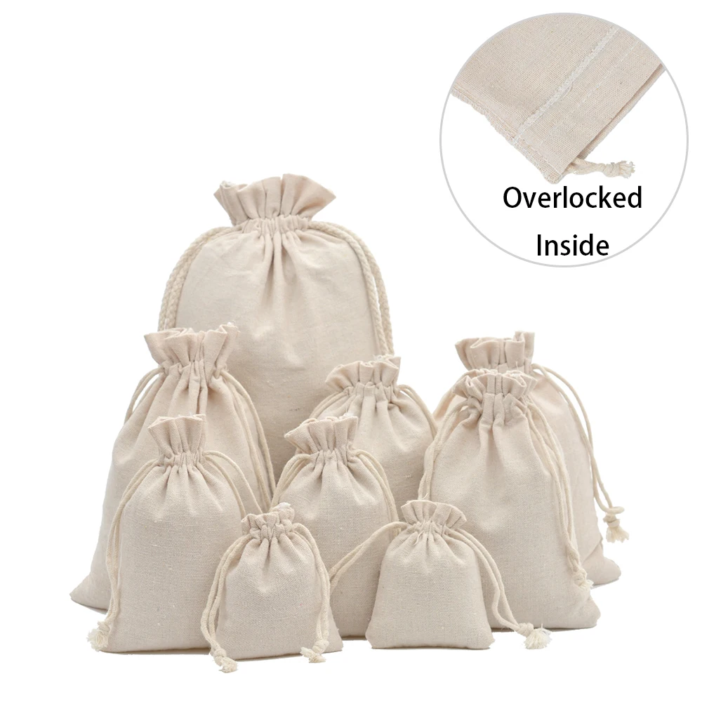 50p Reusable Linen Gift Bags for Candy Coffee Beans Herb Tea Packaging Wedding Party Favor Bag Customised Logo Drawstring Pouch
50p Reusable Linen Gift Bags for Candy Coffee Beans Herb Tea Packaging Wedding Party Favor Bag Customised Logo Drawstring Pouch