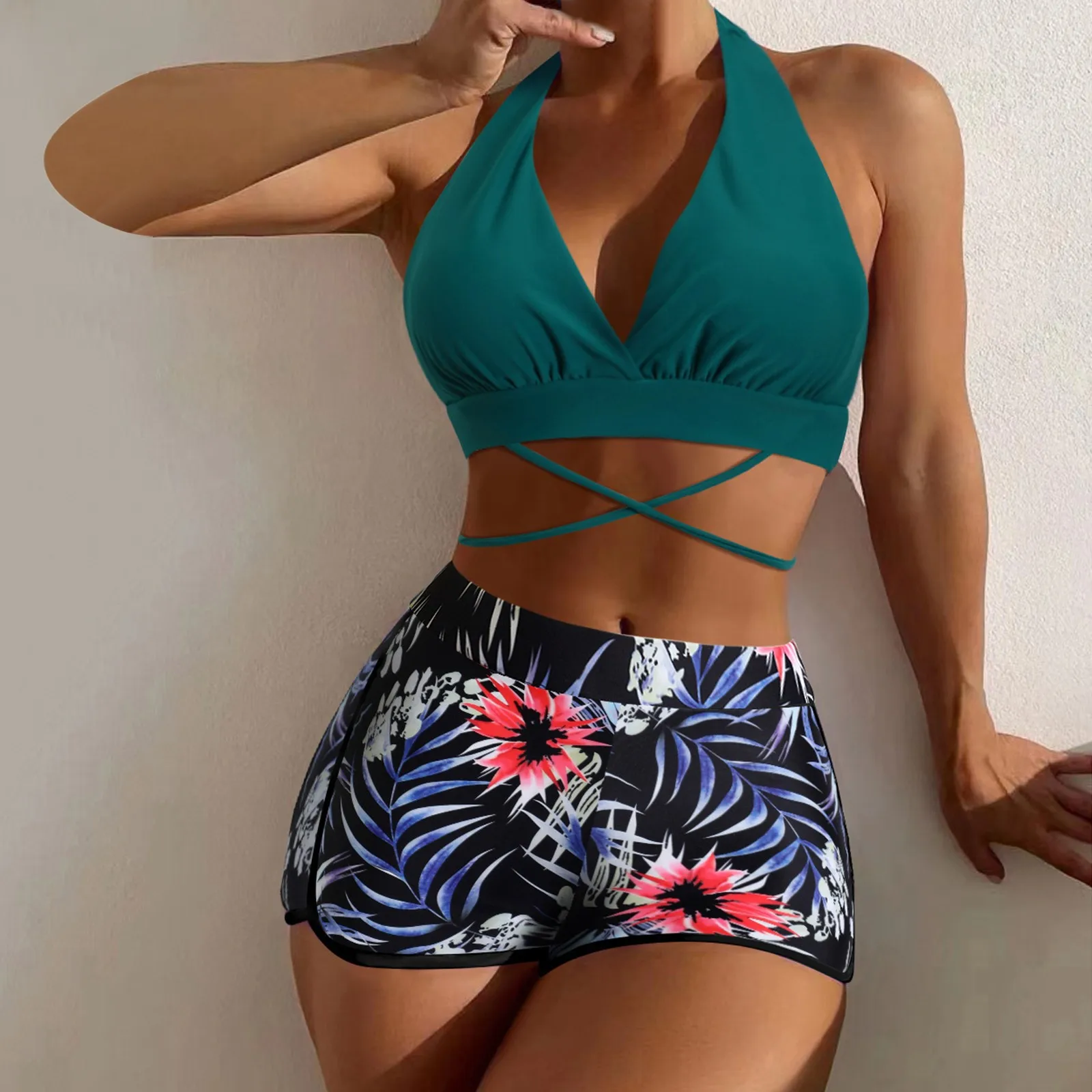 2023 New Women's Split Swimsuit Sling Gathers Meibei Bikini swiming Sexy Push Up Set vacation
2023 New Women's Split Swimsuit Sling Gathers Meibei Bikini swiming Sexy Push Up Set vacation