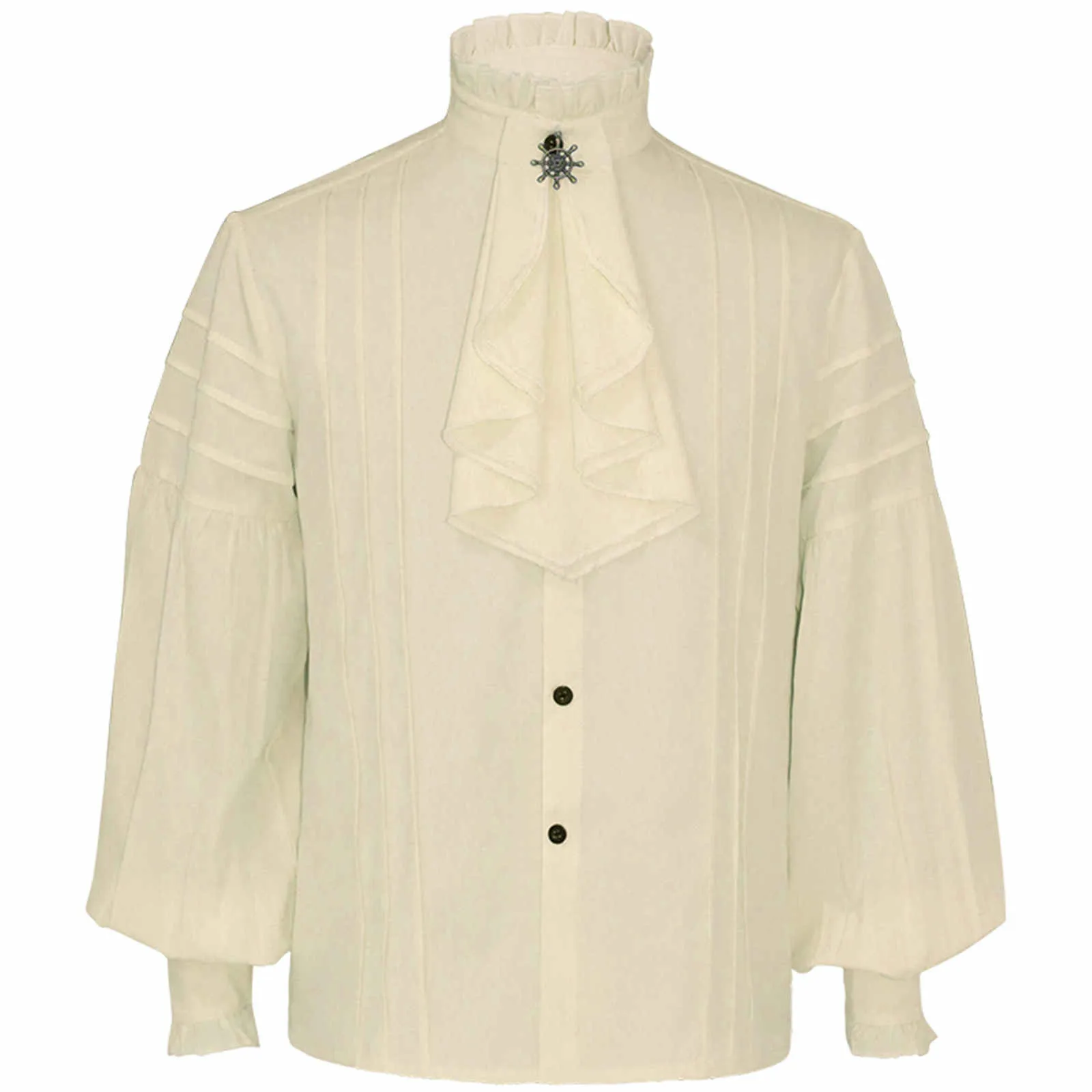 Men Medieval Gothic Shirt Larp Viking Vintage Bridegroom Cosplay Costume Top Princes White Shirt Stage Cosplay Perfoming Outfit
Men Medieval Gothic Shirt Larp Viking Vintage Bridegroom Cosplay Costume Top Princes White Shirt Stage Cosplay Perfoming Outfit