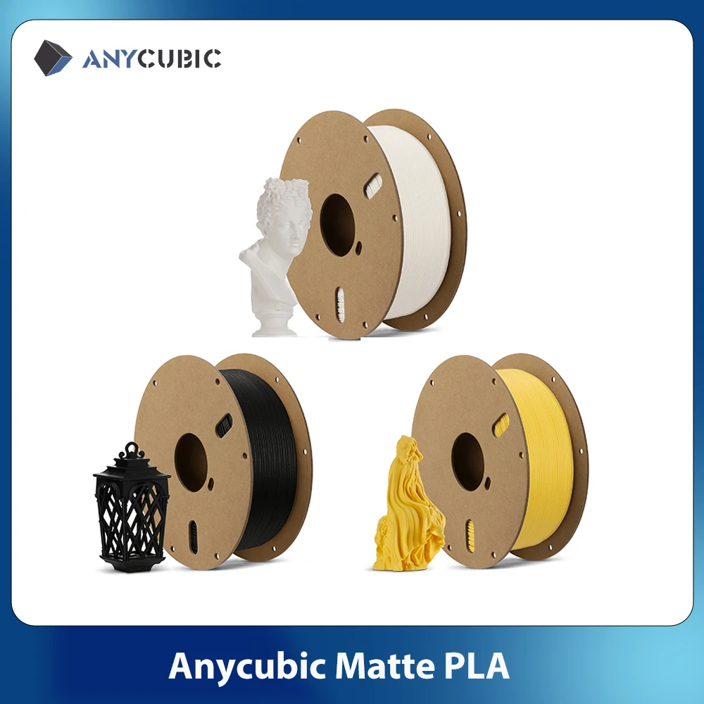 

ANYCUBIC Matte PLA для FDM 3D-принтера нить для 3D принтера 1,75 мм 1 кг/рулон PLA нить материал для 3D-печати