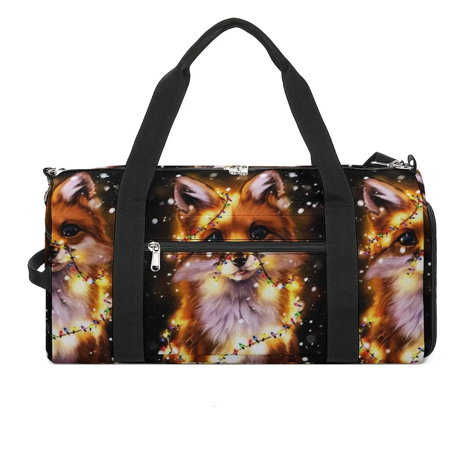 Fox Light Beautiful SKY Gym Bag Animal Portable Sports Bags Large Capacity Travel Training Custom Handbag Novelty Fitness Bag
Fox Light Beautiful SKY Gym Bag Animal Portable Sports Bags Large Capacity Travel Training Custom Handbag Novelty Fitness Bag