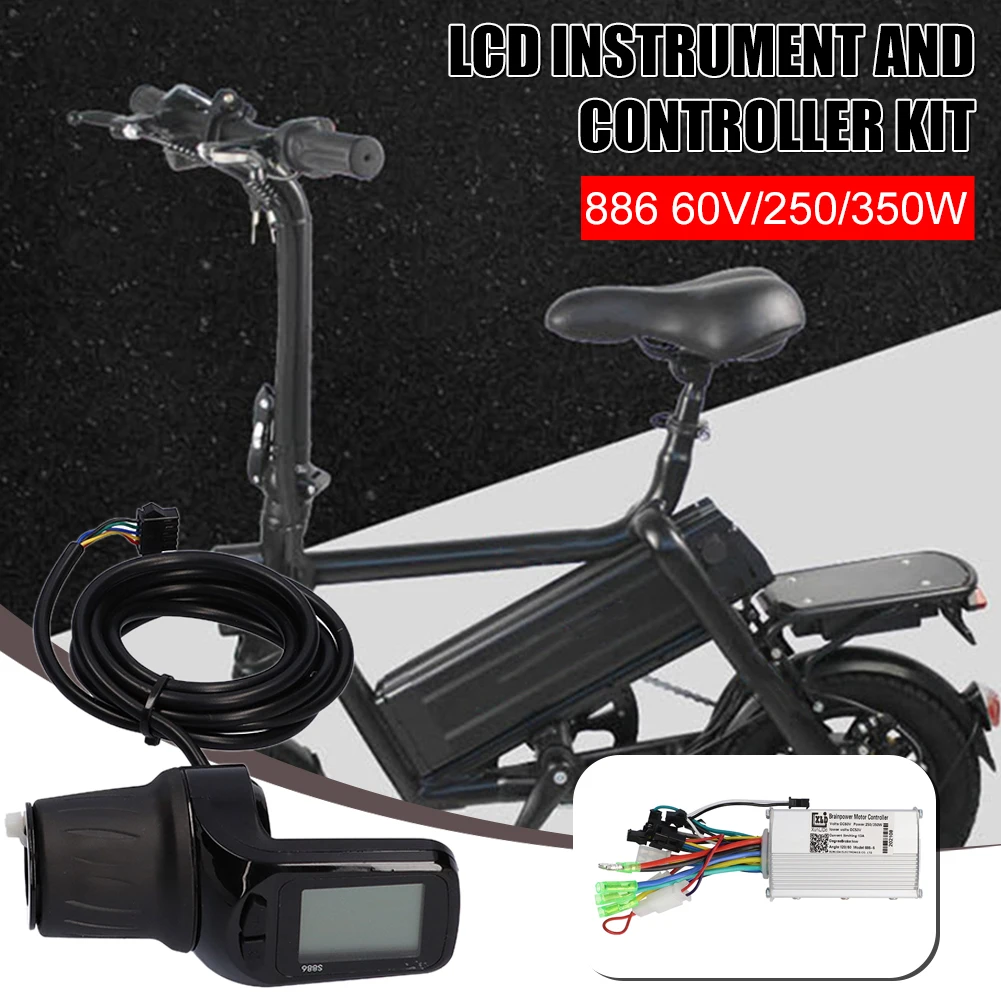 Electric Bicycle Controller Brushless With LCD Display Throttle 60V 250W/350W Waterproof Electric Scooter Ebike Motor Controller
Electric Bicycle Controller Brushless With LCD Display Throttle 60V 250W/350W Waterproof Electric Scooter Ebike Motor Controller