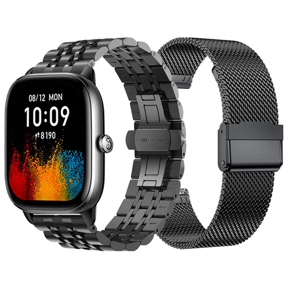 Stainless Steel Strap For Amazfit GTR 4 2/Stratos Bands Bracelet For Amazfit GTS 4 mini/Bip 3 Pro U S Metal Milanese Mesh Band
Stainless Steel Strap For Amazfit GTR 4 2/Stratos Bands Bracelet For Amazfit GTS 4 mini/Bip 3 Pro U S Metal Milanese Mesh Band