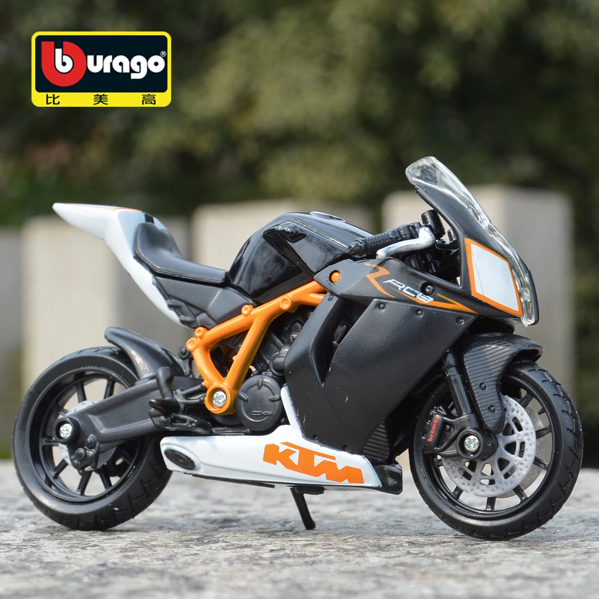 

Bburago 1:18 KTM 1190 RC8 R Alloy Motorcycle Model Diecast Metal Toy Street Motorcycle Model Simulation Collection Children Gift