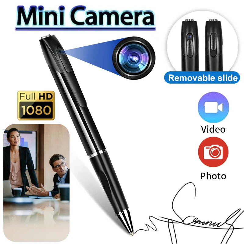 Мини-камера Pen 1080P HD, портативная беспроводная микро цифровая экшн-камера, видеозаписывающая камера для конференций, циклическая запись
Мини-камера Pen 1080P HD, портативная беспроводная микро цифровая экшн-камера, видеозаписывающая камера для конференций, циклическая запись