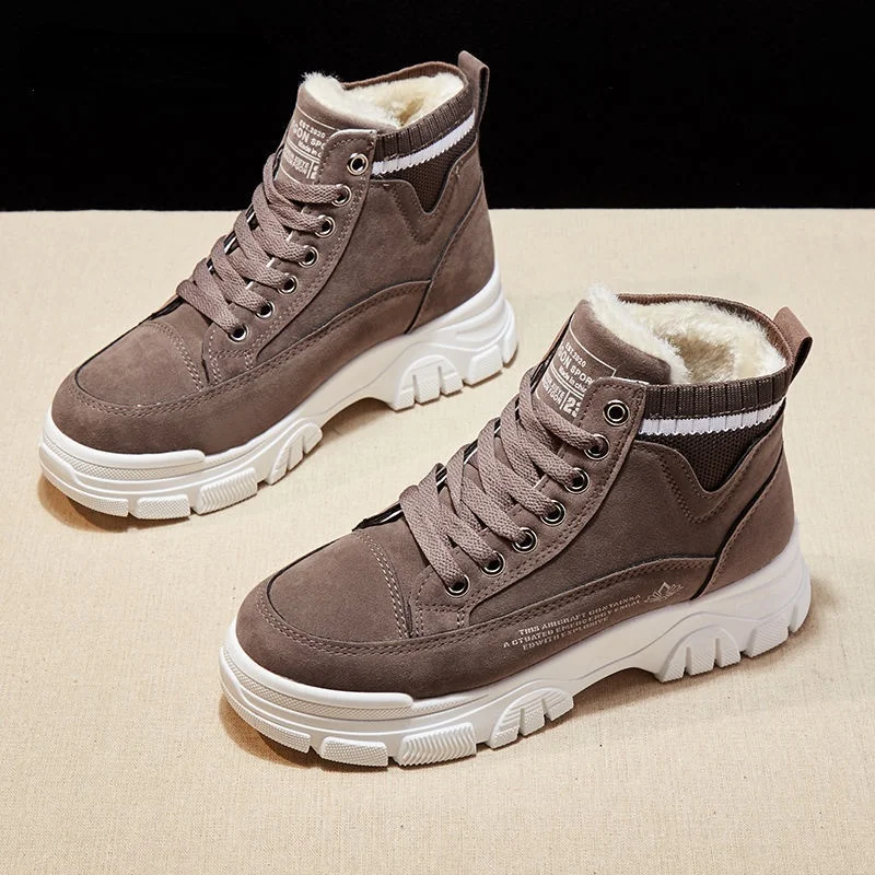 Ladies Casual Shoes Lace-up Fashion Sneakers Platform Snow Boots Winter Boots Warm Plush Women's Ankle Boots Zapatos De Mujer
Ladies Casual Shoes Lace-up Fashion Sneakers Platform Snow Boots Winter Boots Warm Plush Women's Ankle Boots Zapatos De Mujer