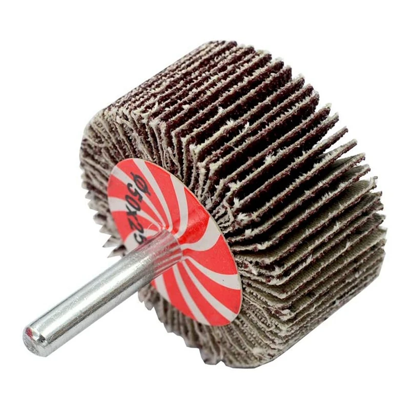 AT14 12 Packs 2 Inch 80 Grit Abrasive Mounted Flap Wheel Sander,1/4 Inch Round Shank Sanding Wheel
AT14 12 Packs 2 Inch 80 Grit Abrasive Mounted Flap Wheel Sander,1/4 Inch Round Shank Sanding Wheel