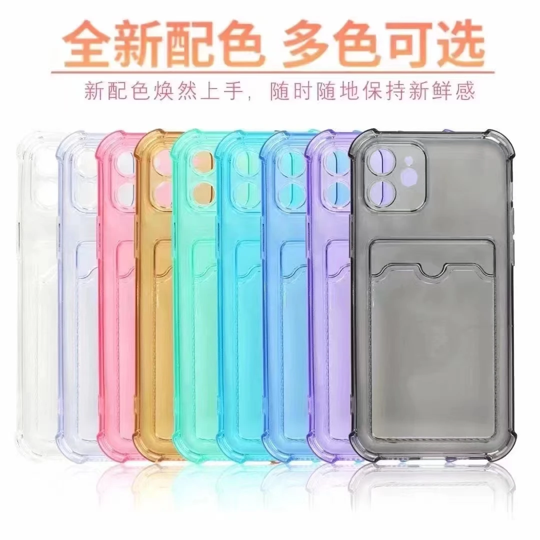 Transparent Card Slot Bag Holder Case For iPhone 14 13 11 12 Pro Max X XS XR SE20 6 7 8 Plus Clear Shockproof Soft Wallet Cover
Transparent Card Slot Bag Holder Case For iPhone 14 13 11 12 Pro Max X XS XR SE20 6 7 8 Plus Clear Shockproof Soft Wallet Cover