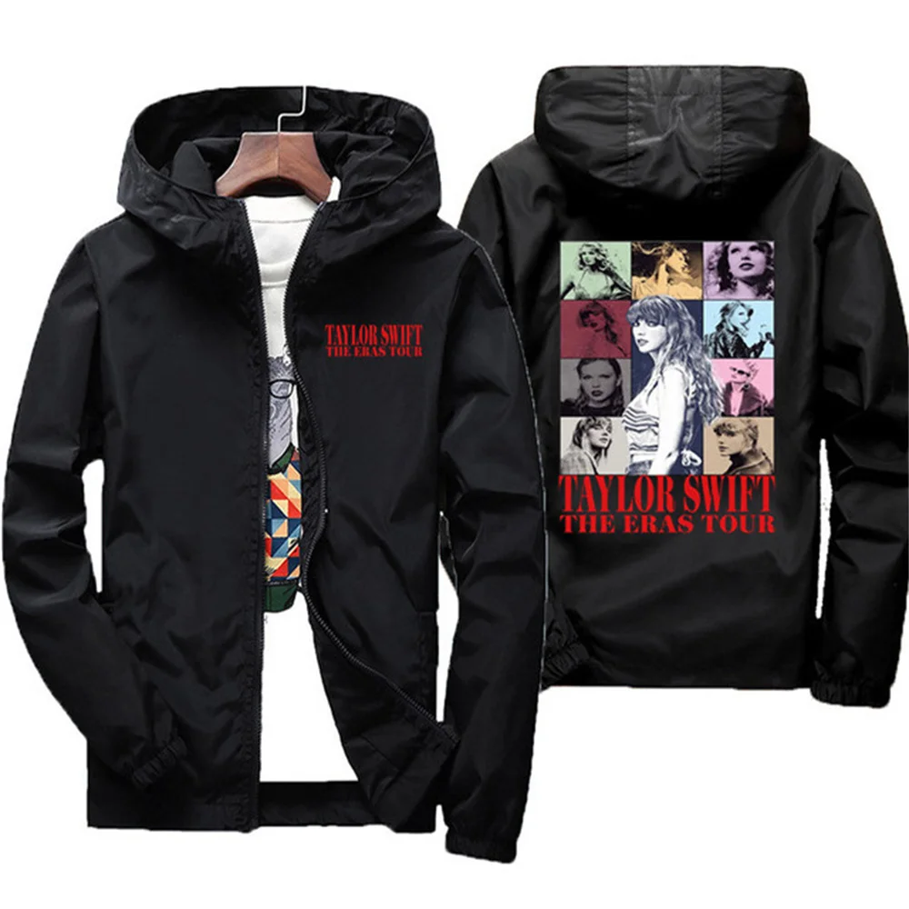 Taylor The Eras Tour 2023 World Tour jacket New Men's Jacket Print Windproof Fashion Casual Hooded Zipper Sports Jacket
Taylor The Eras Tour 2023 World Tour jacket New Men's Jacket Print Windproof Fashion Casual Hooded Zipper Sports Jacket