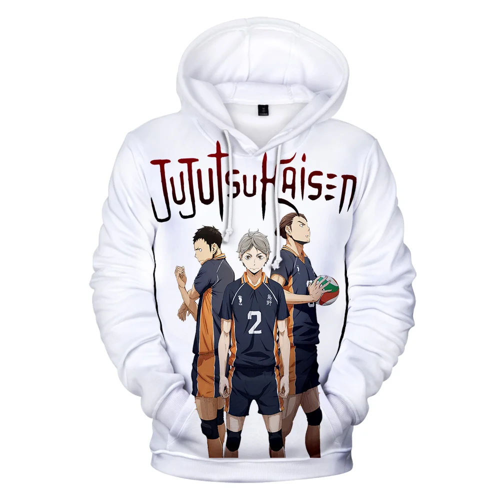 Haikyu!! 3d Anime Hoodies Sweatshirt Jujutsu Kaisen X Haikyuu Adult Kids Pullovers Casual Streetwear Hoodies
Haikyu!! 3d Anime Hoodies Sweatshirt Jujutsu Kaisen X Haikyuu Adult Kids Pullovers Casual Streetwear Hoodies