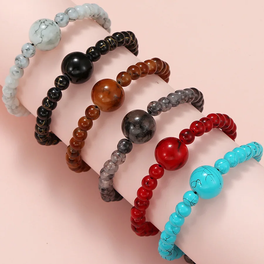 Handmade Woven Natural Stone Beads Bracelet For Men Women Simple Black Volcanic Stone Moonstone Rope Chain Bracelet Jewelry Gift
Handmade Woven Natural Stone Beads Bracelet For Men Women Simple Black Volcanic Stone Moonstone Rope Chain Bracelet Jewelry Gift