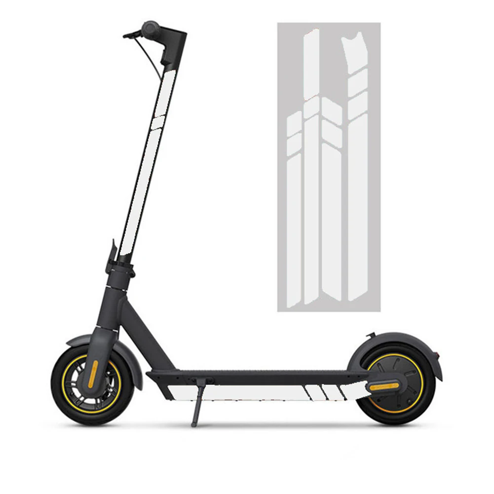 Наклейка на электроскутер для девяти смартфонов Max G30 Night Safe, белая/желтая/синяя
Наклейка на электроскутер для девяти смартфонов Max G30 Night Safe, белая/желтая/синяя