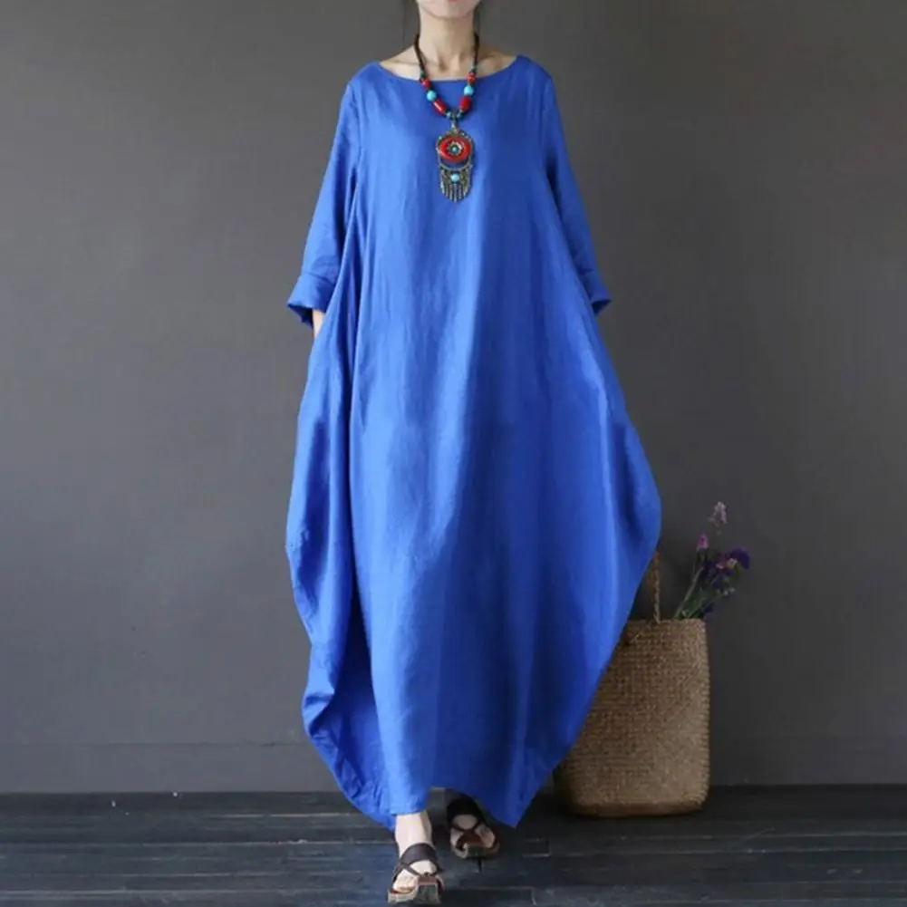 Сказочное платье-макси, осеннее платье длиной до щиколотки, женское однотонное платье Макси
Сказочное платье-макси, осеннее платье длиной до щиколотки, женское однотонное платье Макси