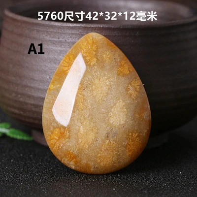Natural Coral Jade Water Drop Pendant Original Stone Men's Women's Chrysanthemum Stone Pendant Safe Buckle Brand Sweater Chain
Natural Coral Jade Water Drop Pendant Original Stone Men's Women's Chrysanthemum Stone Pendant Safe Buckle Brand Sweater Chain