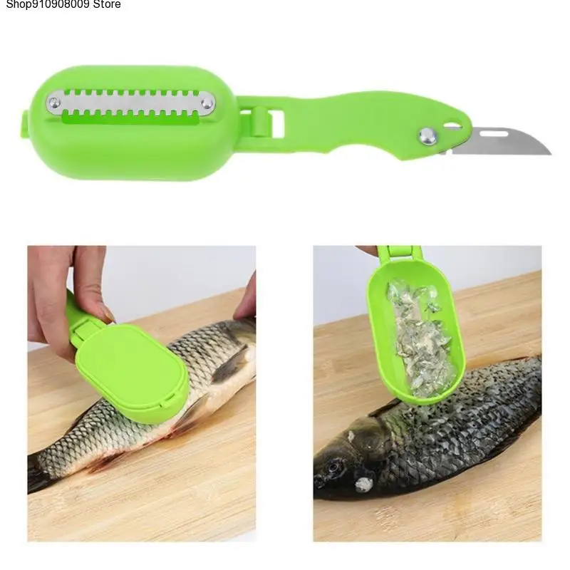 Portable Fish Scales Skin Remover Scaler and Knife Fast Cleaning Fish Skin Steel Plastic Scraper Kitchenware Clean Peeler Tool 
Portable Fish Scales Skin Remover Scaler and Knife Fast Cleaning Fish Skin Steel Plastic Scraper Kitchenware Clean Peeler Tool