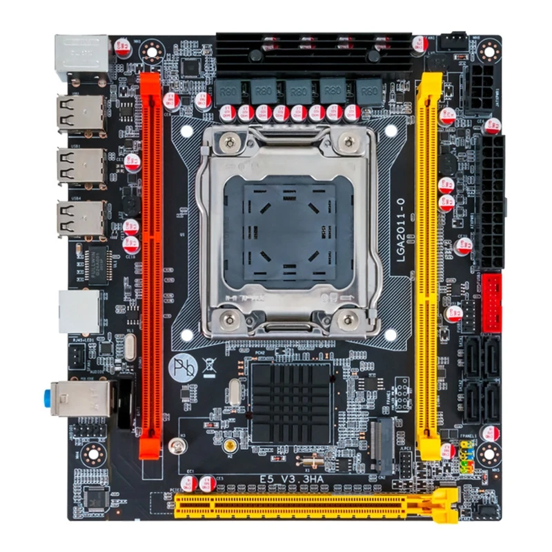 X79-3.3HB Desktop Motherboard NVME SSD M.2 Interface for CPU Set DDR3 x 2 Memory Slot Low Power LGA 2011 Xeon E5-V1/V2 2022 New
X79-3.3HB Desktop Motherboard NVME SSD M.2 Interface for CPU Set DDR3 x 2 Memory Slot Low Power LGA 2011 Xeon E5-V1/V2 2022 New