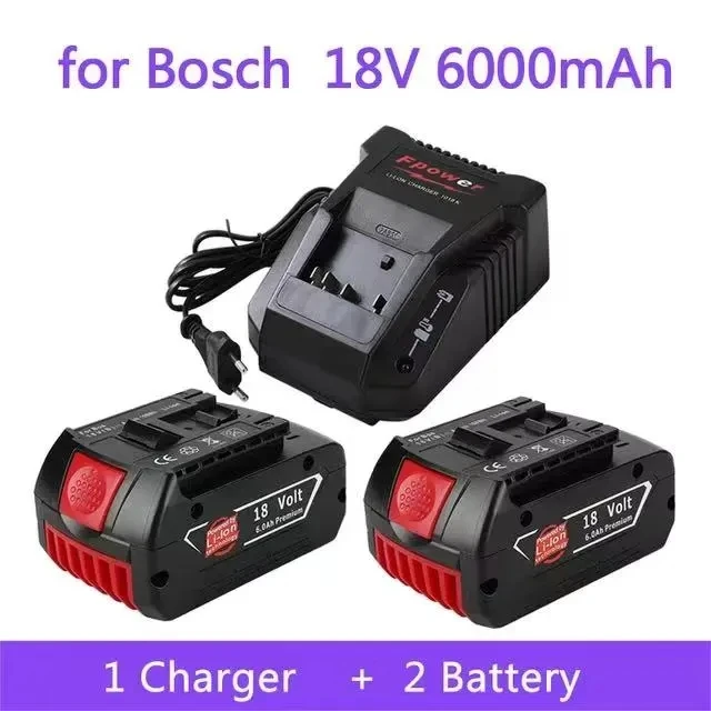 For Bosch 18V 6000mah Rechargeable Battery 18V Battery Backup 6.0A Portable Replacement for Bosch BAT609 Indicator Light
For Bosch 18V 6000mah Rechargeable Battery 18V Battery Backup 6.0A Portable Replacement for Bosch BAT609 Indicator Light