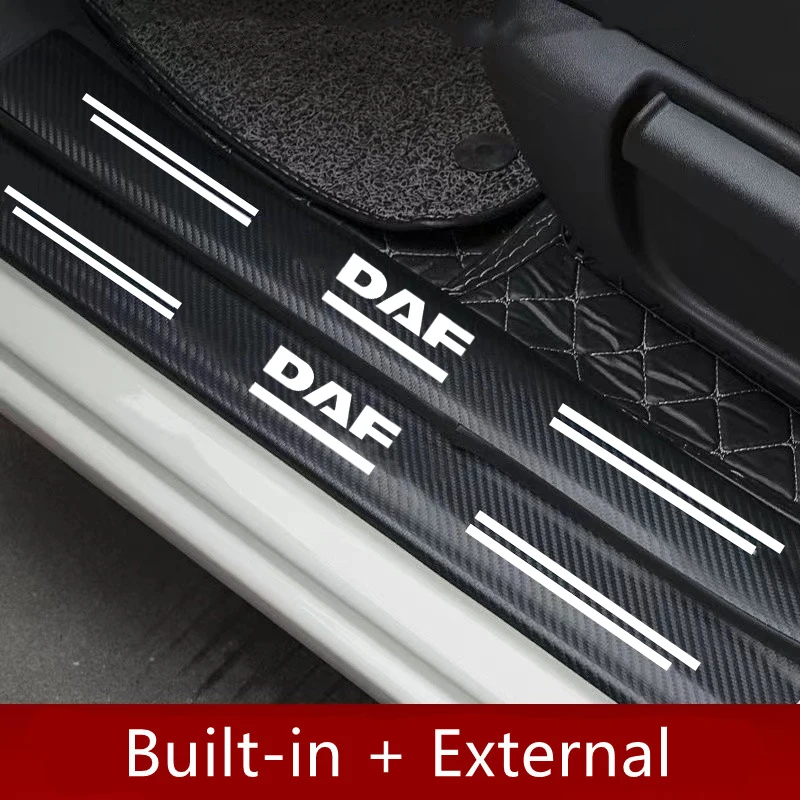 4PCS Car Door Sill Scuff Plate Decor Sticker For DAF XF 95 105 CF LF Car Keychain Accessories
4PCS Car Door Sill Scuff Plate Decor Sticker For DAF XF 95 105 CF LF Car Keychain Accessories