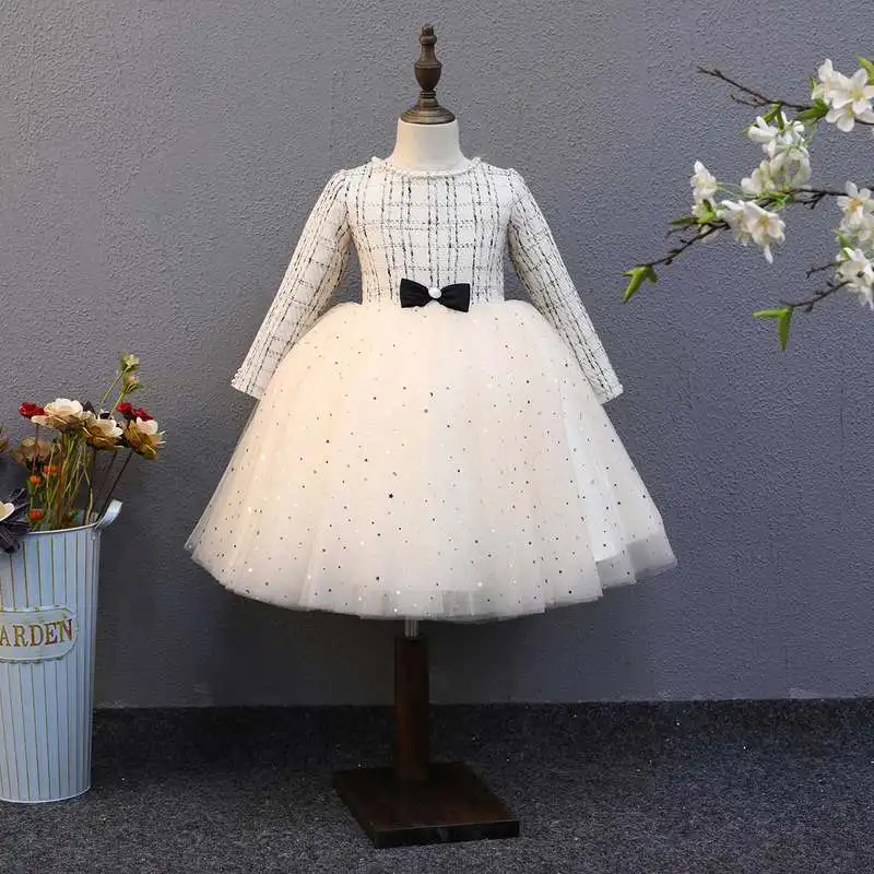 Champagne Elegant Evening Dress O-Neck Full Sleeve Ball Gown Bow Appliques Floor-Length Sequins Party Formal Dresses Woman B1700
Champagne Elegant Evening Dress O-Neck Full Sleeve Ball Gown Bow Appliques Floor-Length Sequins Party Formal Dresses Woman B1700