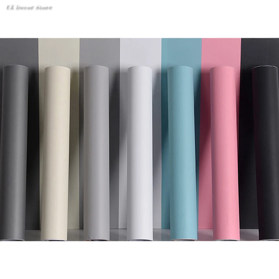Matt Solid Color Wallpapers Roll Furniture Cabinet Renovation Wall Stickers Living Room Bedroom Vinyl Self Adhesive Wall Decor
Matt Solid Color Wallpapers Roll Furniture Cabinet Renovation Wall Stickers Living Room Bedroom Vinyl Self Adhesive Wall Decor