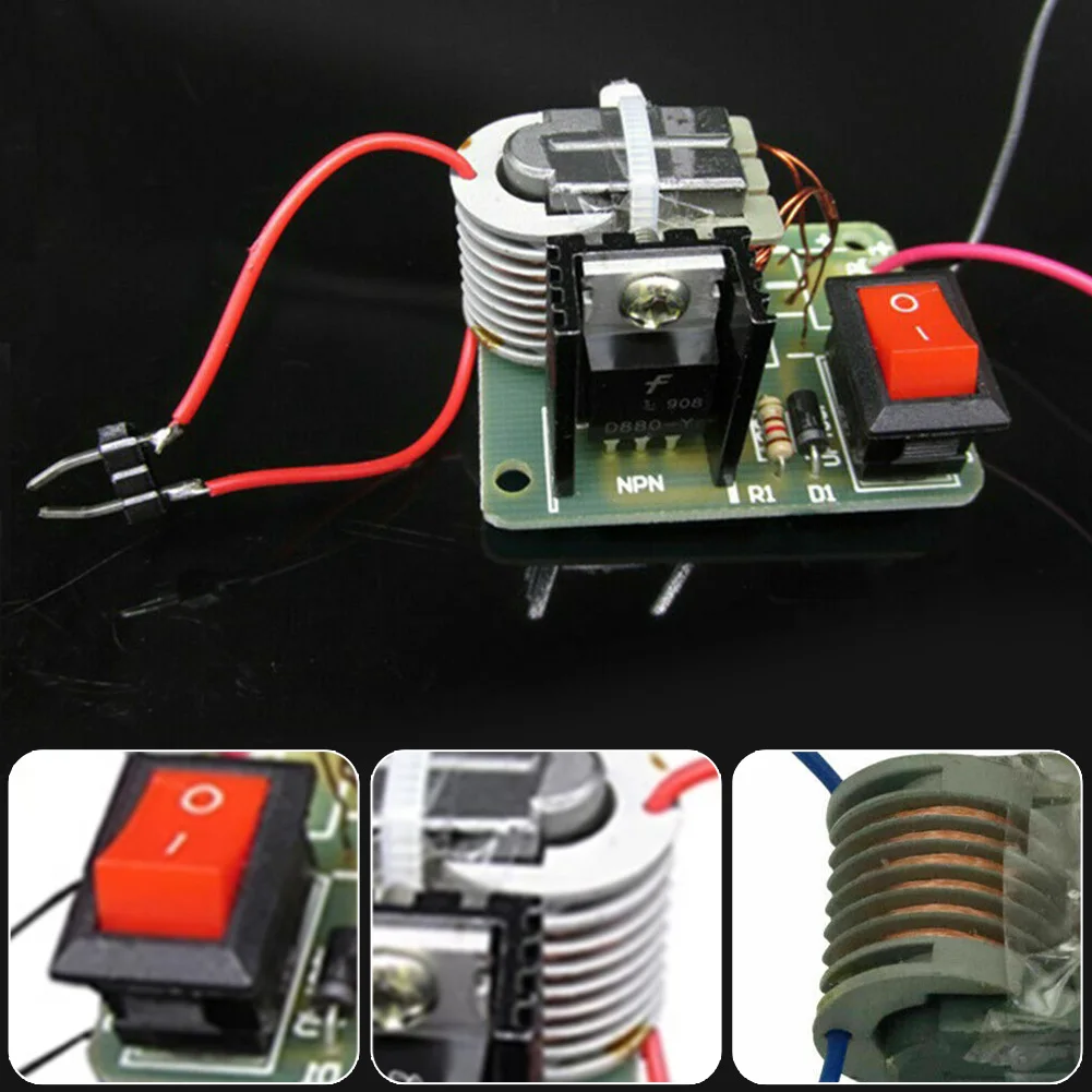 1 Type Step-up Transformer Booster Coil Production Kit 9pcs 120 Ohm Resistor 15VKE 27*16*21mm DC 3.7V-4.2V M3*6
1 Type Step-up Transformer Booster Coil Production Kit 9pcs 120 Ohm Resistor 15VKE 27*16*21mm DC 3.7V-4.2V M3*6