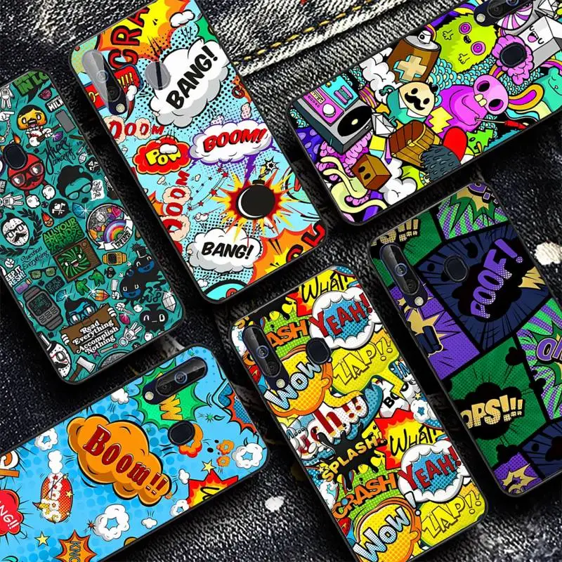 Graffiti Sticker Bomb Phone Case for Samsung Galaxy A 51 30s a71 Soft Silicone Cover for A21s A70 10 A30
Graffiti Sticker Bomb Phone Case for Samsung Galaxy A 51 30s a71 Soft Silicone Cover for A21s A70 10 A30