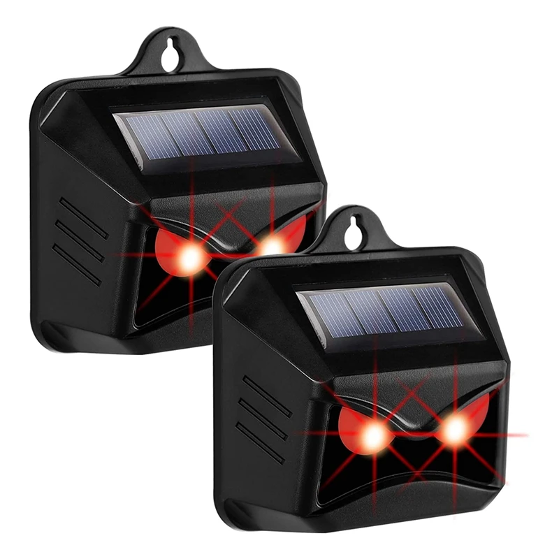 Animal Repeller, Solar Powered Predator Nighttime Animal Deterrent Devices With LED Light, Night Guard Animal Repellent
Animal Repeller, Solar Powered Predator Nighttime Animal Deterrent Devices With LED Light, Night Guard Animal Repellent