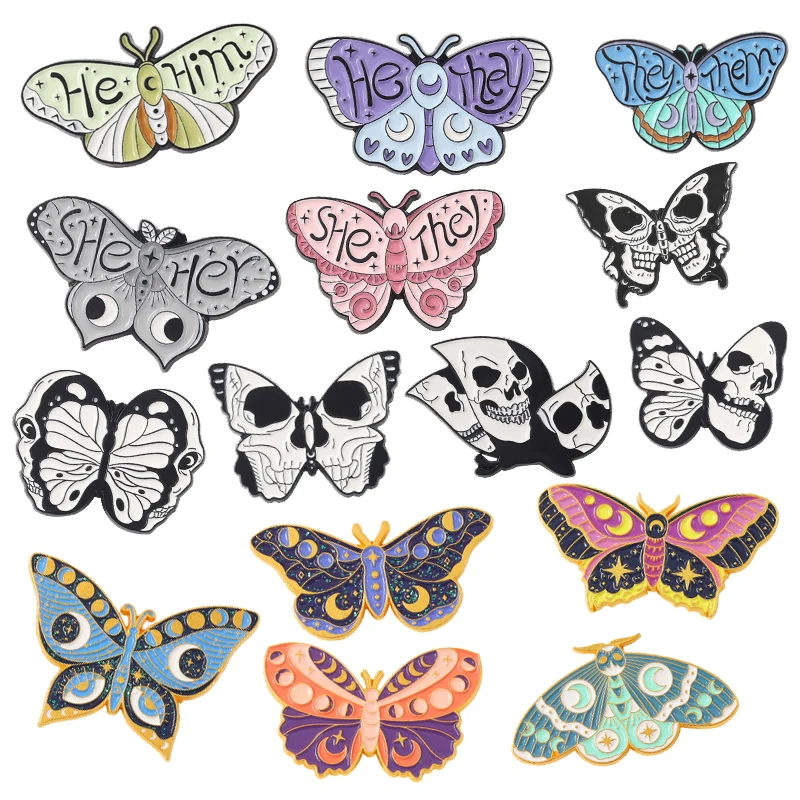 Colorful Butterfly Enamel Pins Punk Gothic Black Cartoon Butterflies Clothes Uniform Decorative Pin Metal Badges Jewelry Friend
Colorful Butterfly Enamel Pins Punk Gothic Black Cartoon Butterflies Clothes Uniform Decorative Pin Metal Badges Jewelry Friend